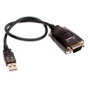 Ewent EW1116 cabo de série Preto 1,5 m USB 9 Sub-D