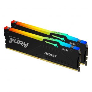 32GB 6000MT/s DDR5 CL40 DIMM (Kit of 2) FURY Beast RGB