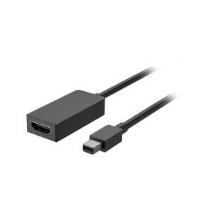 Microsoft EJU-00006 adaptador de cabo de vídeo Mini DisplayPort HDMI Preto