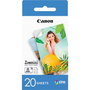 CANON Papel Fotográfico ZINK™ de 5 x 7 cm (2" x 3") x20 folhas