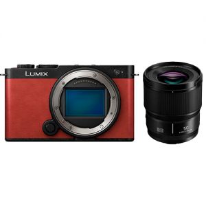 PANASONIC Lumix S9 Vermelho Carmesim + 50mm f/1.8 Lumix S